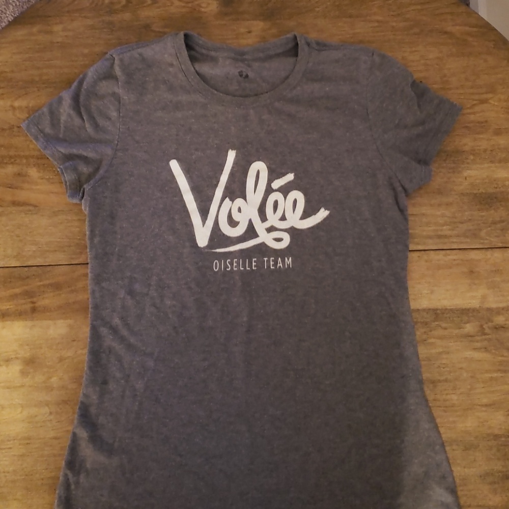 Oiselle Volée Heather Gray T-Shirt